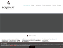 Tablet Screenshot of lorenart.es